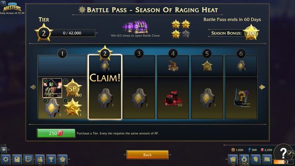 скриншот Minion Masters - Season of Raging Heat Battle Pass 4