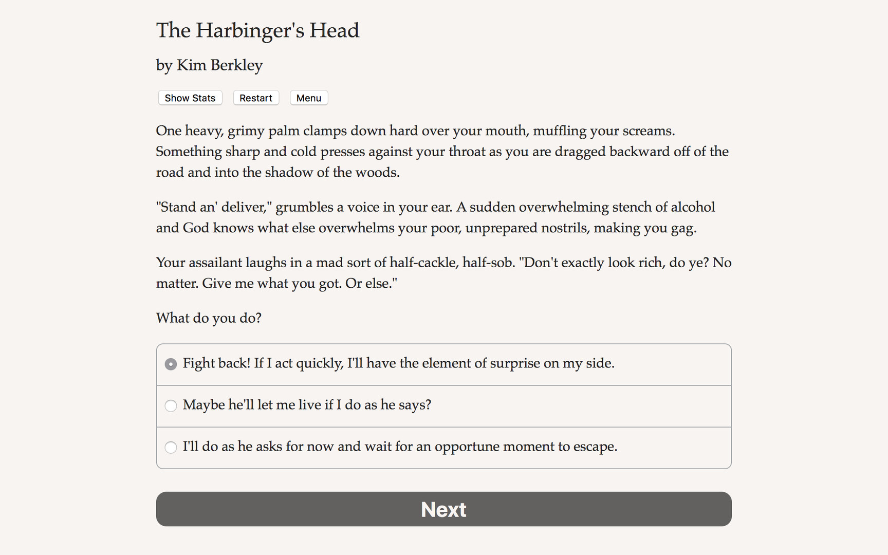 The Harbinger's Head Demo #3
