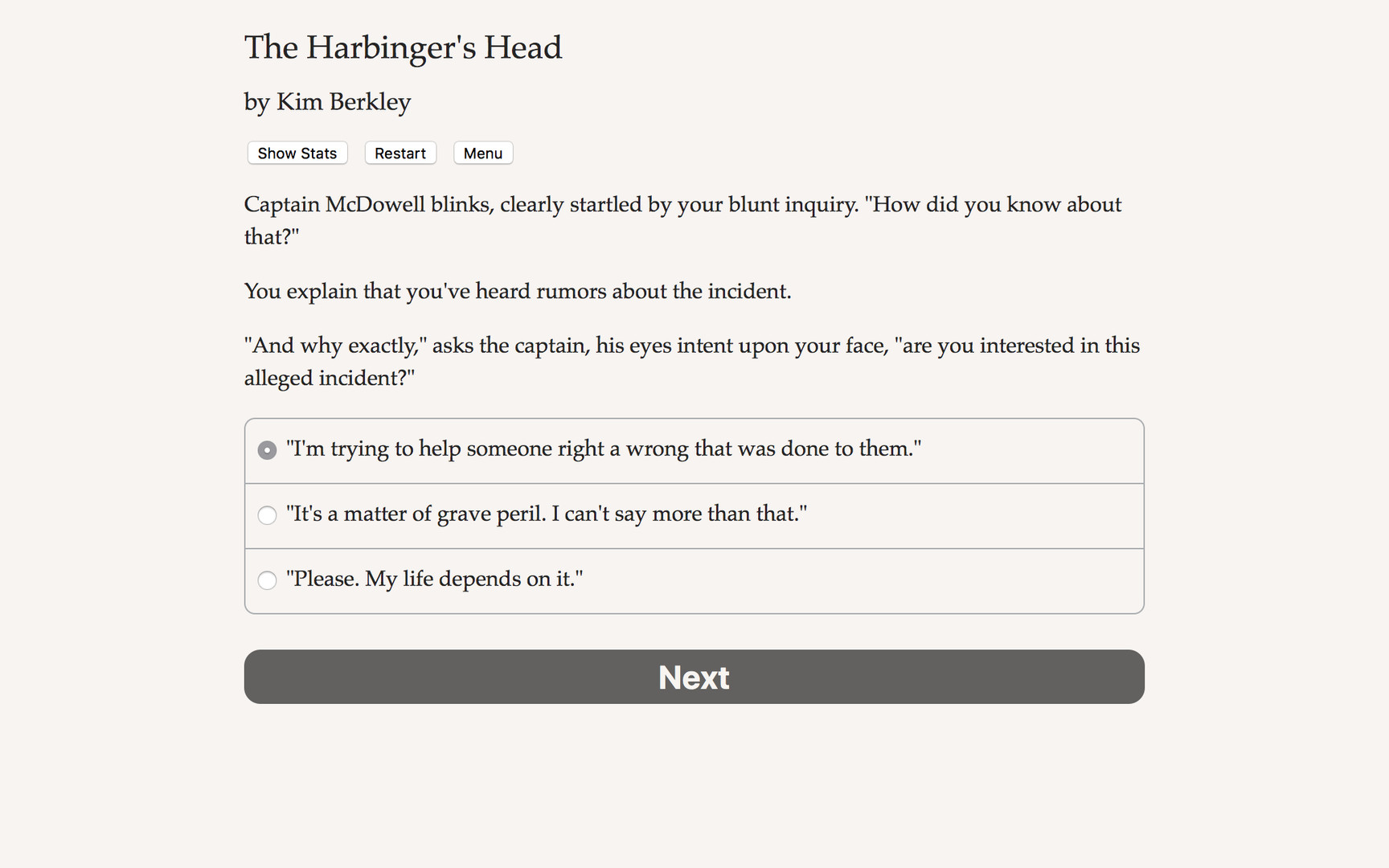 The Harbinger's Head Demo #5
