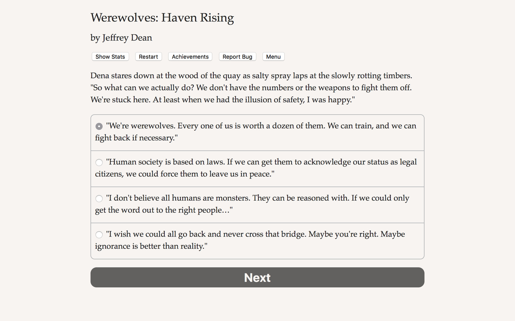 Werewolves: Haven Rising Demo #3