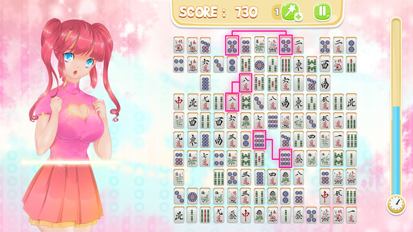 скриншот Mahjong Pretty Manga Girls 1