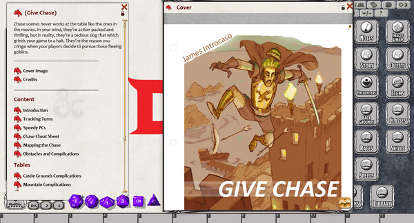 Fantasy Grounds - En5ider: Give Chase (5E) for steam Fantasy Grounds - En5ider: Give Chase (5E) for steam
