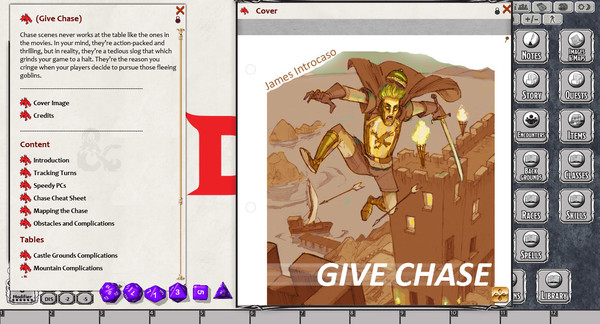 скриншот Fantasy Grounds - En5ider: Give Chase (5E) 0