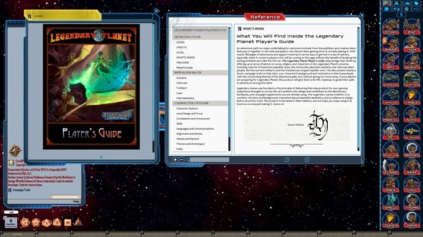 скриншот Fantasy Grounds - Legendary Planet Players Guide (SFRPG) 0