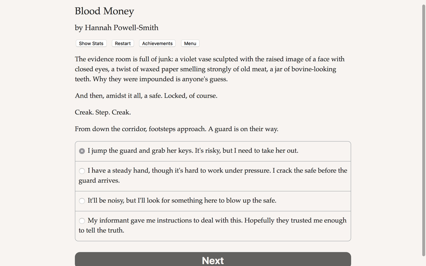 Blood Money Demo #3