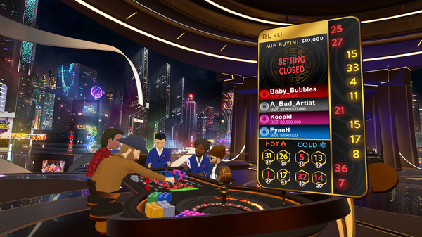 Screenshot of PokerStars VR