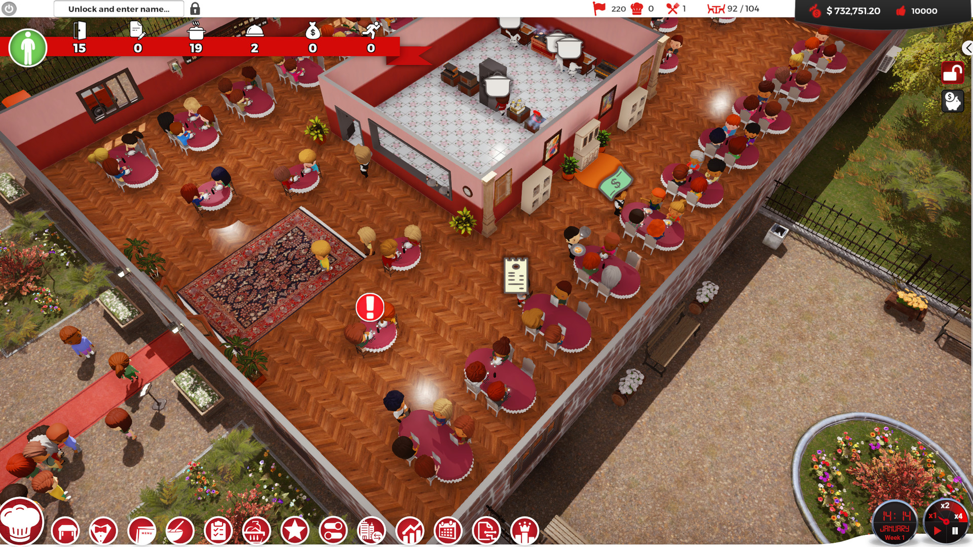 Chef A Restaurant Tycoon Game On Steam - login to roblox restaurant tycoon