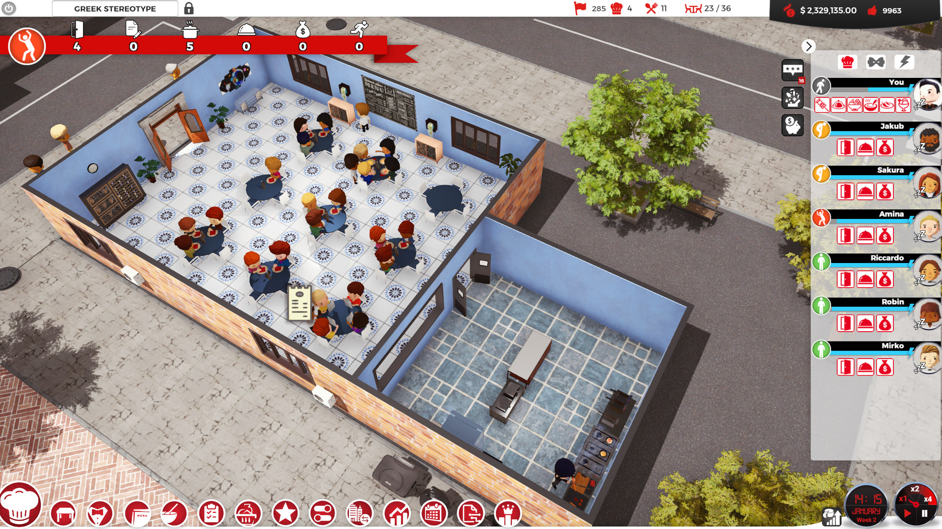 Chef A Restaurant Tycoon Game On Steam - how do u rotate furniture in roblox restaurant tycoon 2