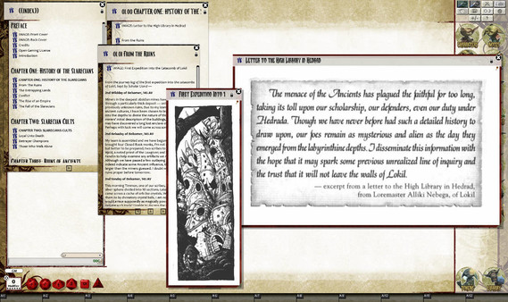скриншот Fantasy Grounds - Echoes of the Past: The Slarecian Legacy (PFRPG) 0