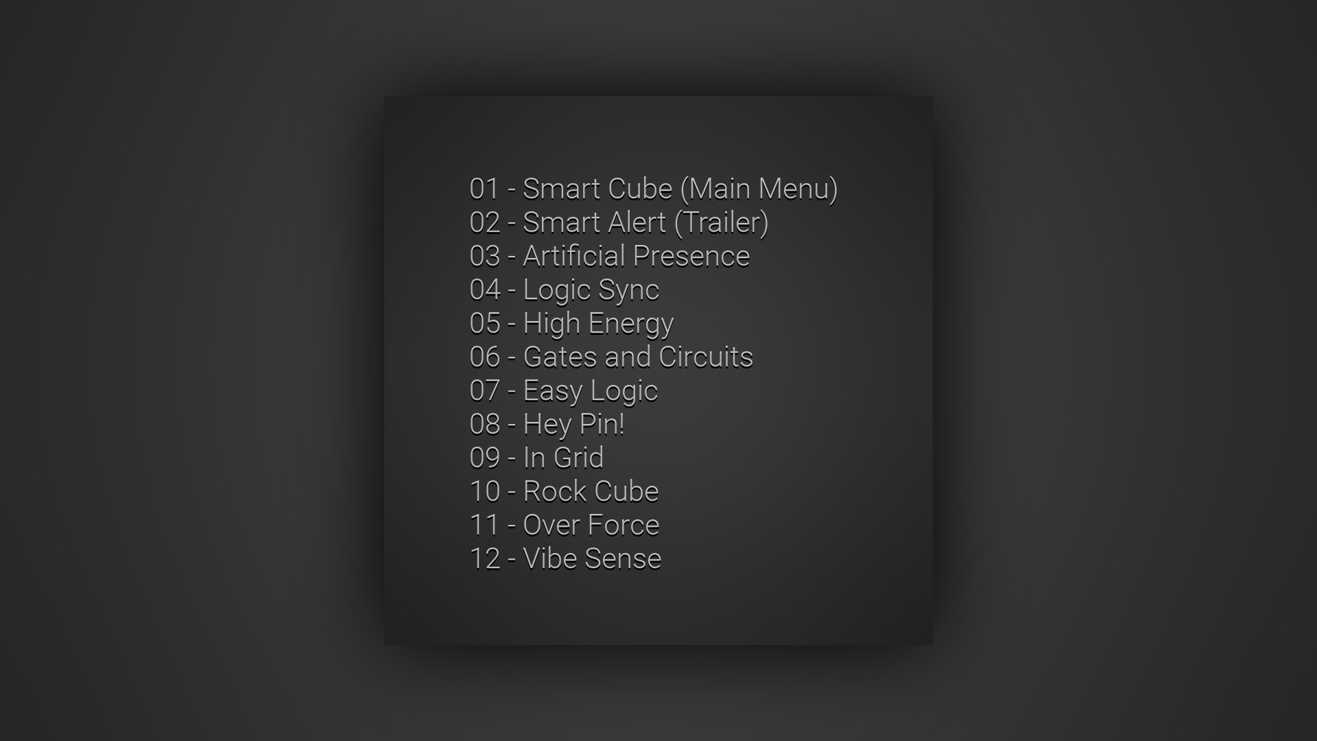 Smart Cube - Soundtrack Featured Screenshot #1