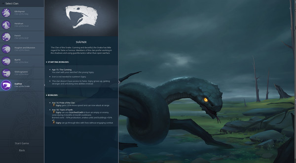 скриншот Northgard - Sváfnir, Clan of the Snake 0