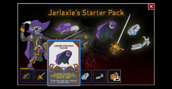 скриншот Idle Champions of the Forgotten Realms - Jarlaxle's Starter Pack 3