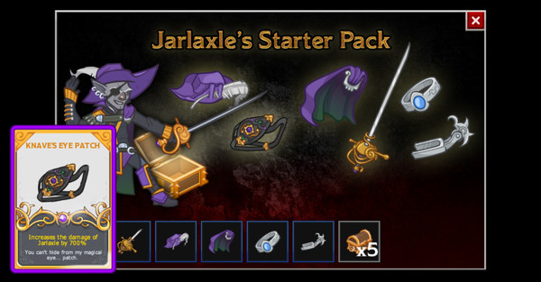 скриншот Idle Champions of the Forgotten Realms - Jarlaxle's Starter Pack 0