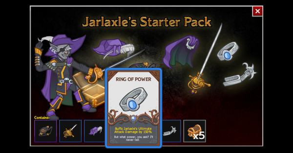 скриншот Idle Champions of the Forgotten Realms - Jarlaxle's Starter Pack 4