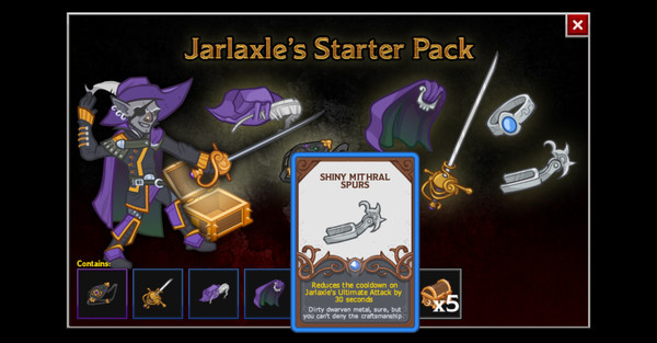 скриншот Idle Champions of the Forgotten Realms - Jarlaxle's Starter Pack 5