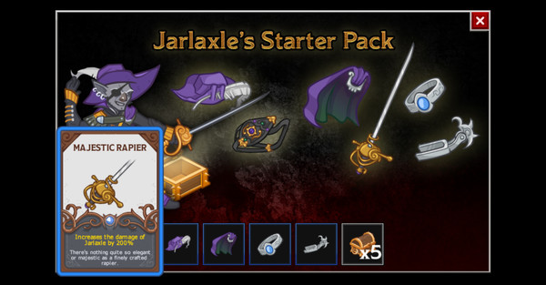 скриншот Idle Champions of the Forgotten Realms - Jarlaxle's Starter Pack 1