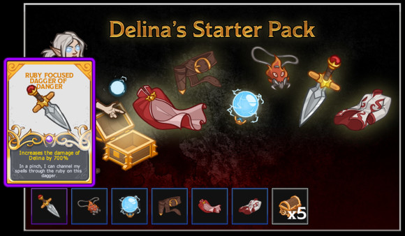 скриншот Idle Champions of the Forgotten Realms - Delina's Starter Pack 0
