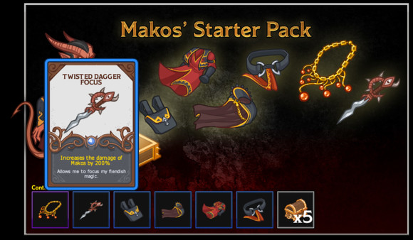 скриншот Idle Champions of the Forgotten Realms - Makos' Starter Pack 1