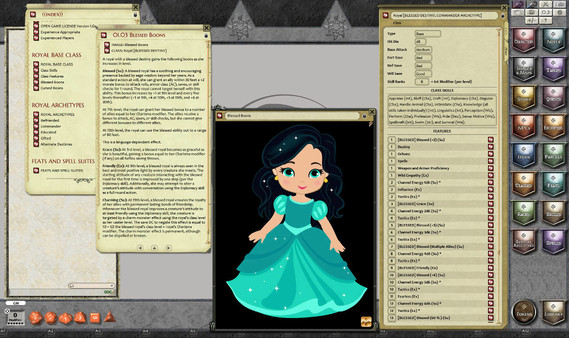 скриншот Fantasy Grounds - Royal Class (PFRPG) 0
