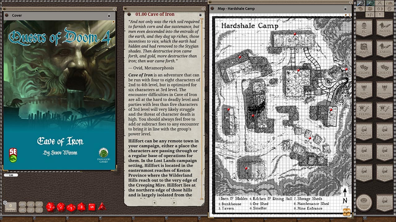 Скидка на Fantasy Grounds. Quests of Doom 4. Cave of Iron (5E)