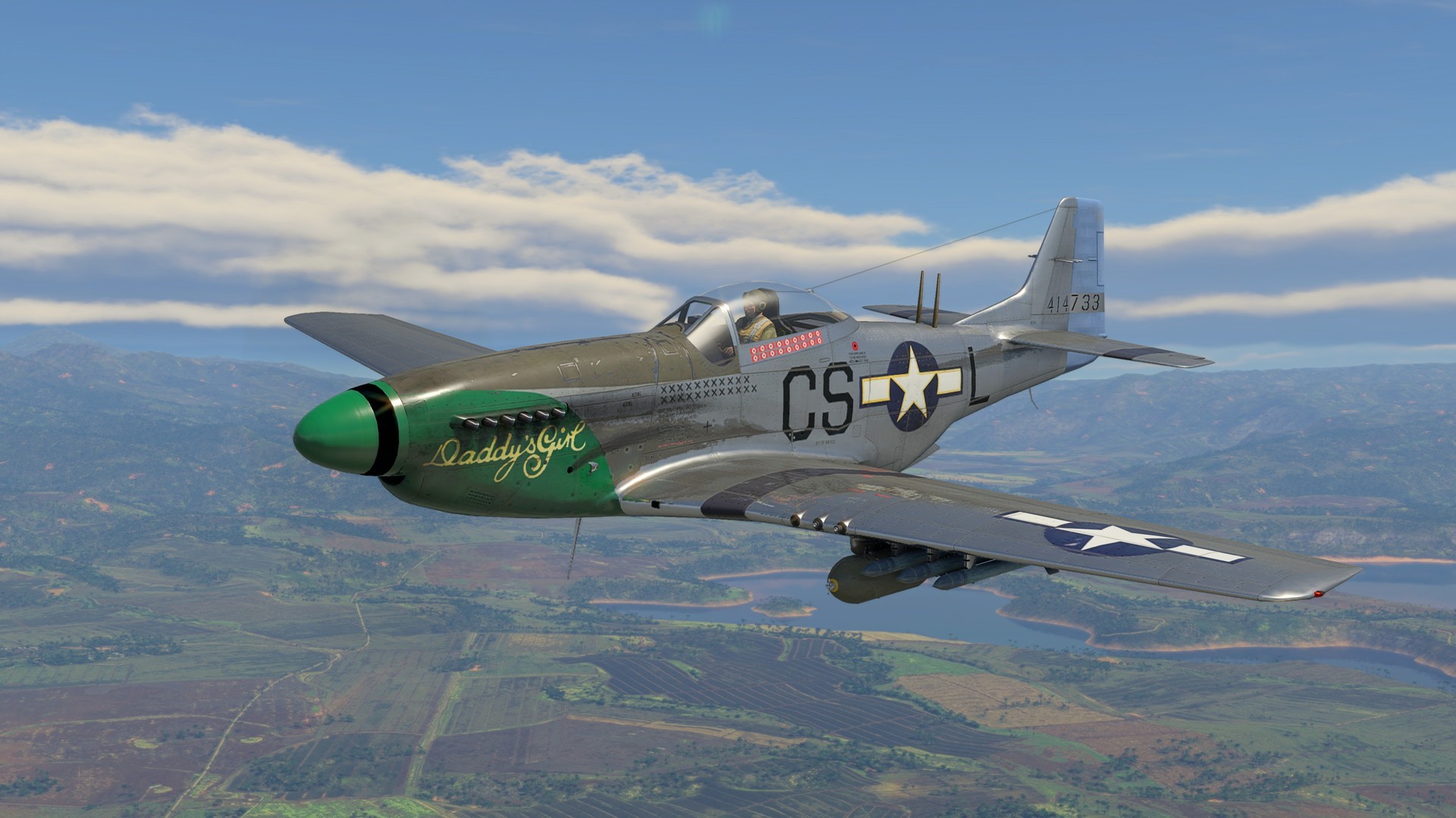War Thunder - Ray Wetmore`s P-51D-10 Pack #0