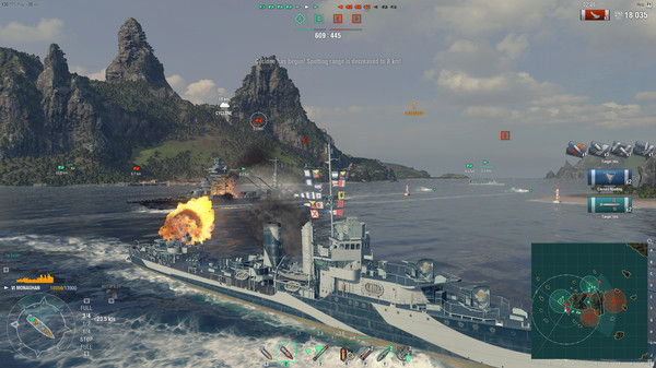 скриншот World of Warships - Monaghan Pack 1