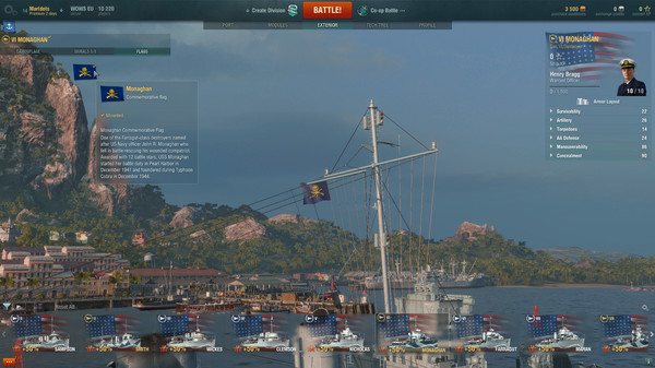 World of Warships - Monaghan Pack