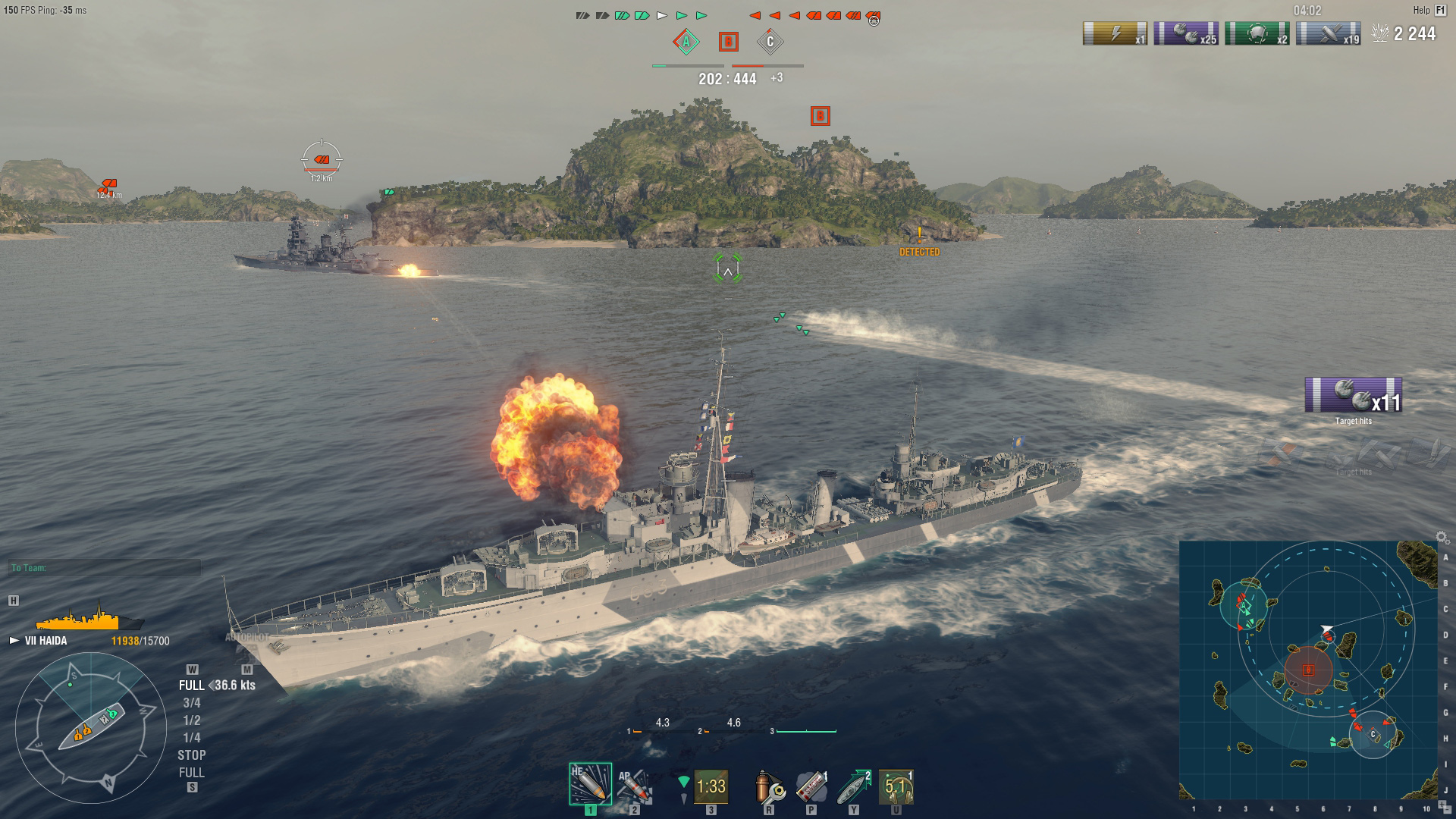 World of Warships — Haida Pack #6