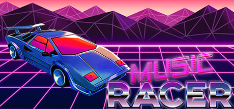 Steam header art for Music Racer