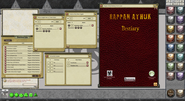 Fantasy Grounds - Rappan Athuk Bestiary (PFRPG)