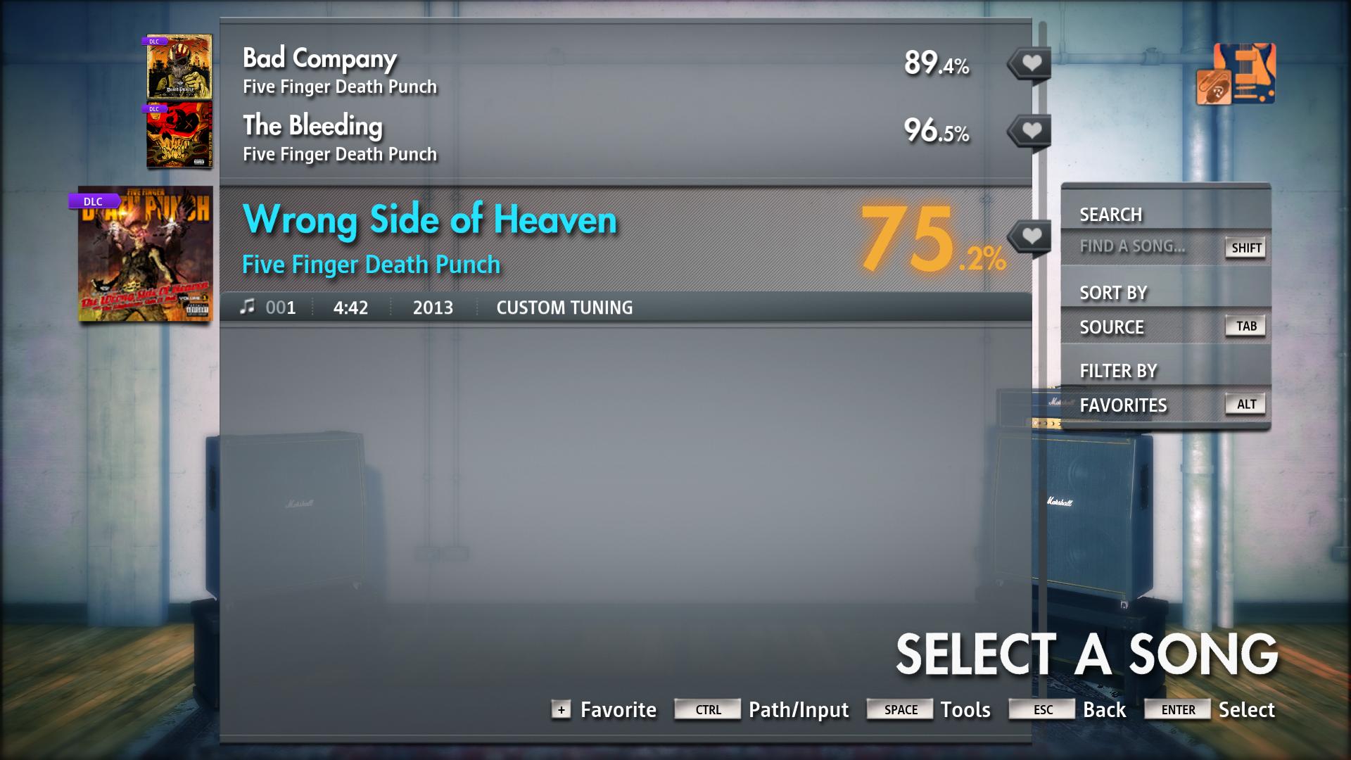 Rocksmith® 2014 Edition – Remastered – Five Finger Death Punch - “Wrong Side of Heaven” Featured Screenshot #1