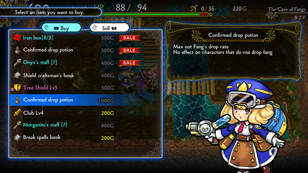 DragonFangZ - Extra Dungeon "The Cave of Fangs" for steam DragonFangZ - Extra Dungeon "The Cave of Fangs" for steam