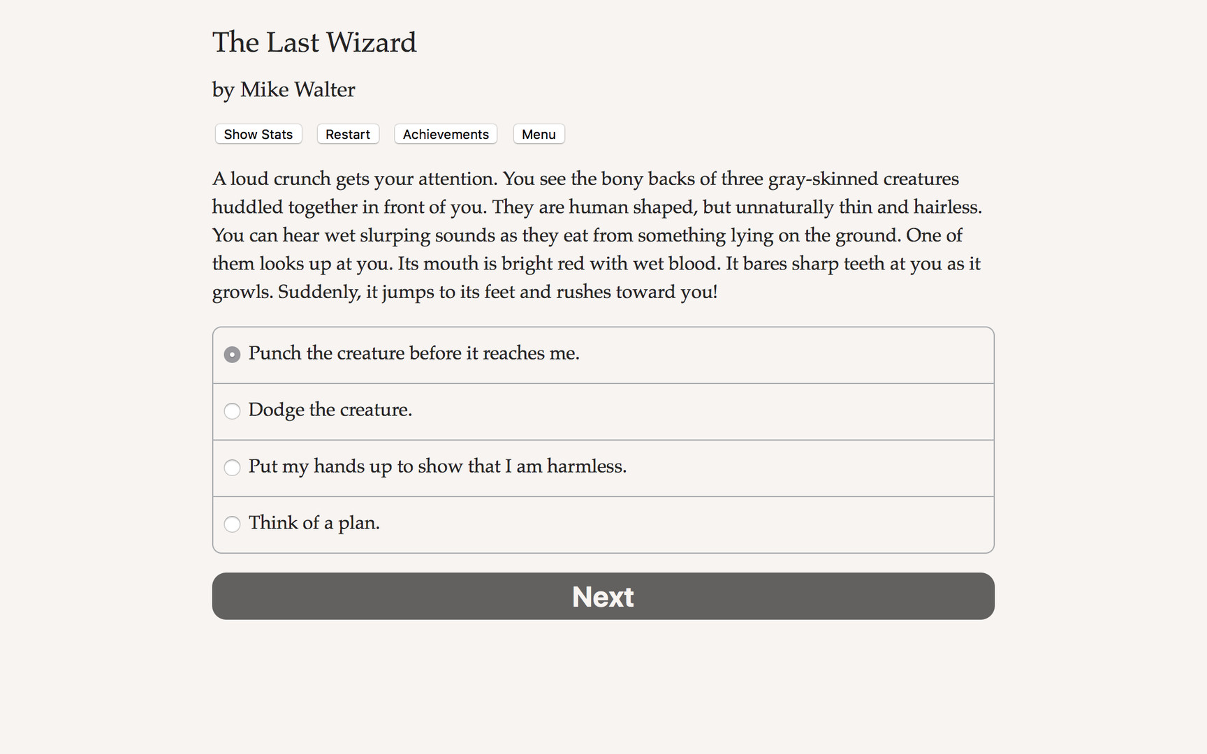 The Last Wizard Demo #0