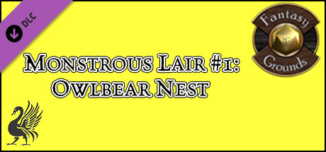 Fantasy Grounds - Monstrous Lair #1 Owlbear Nest (Any Ruleset) banner image