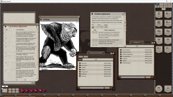 скриншот Fantasy Grounds - Monstrous Lair #1 Owlbear Nest (Any Ruleset) 1
