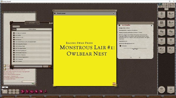 Fantasy Grounds - Monstrous Lair #1 Owlbear Nest (Any Ruleset) for steam Fantasy Grounds - Monstrous Lair #1 Owlbear Nest (Any Ruleset) for steam