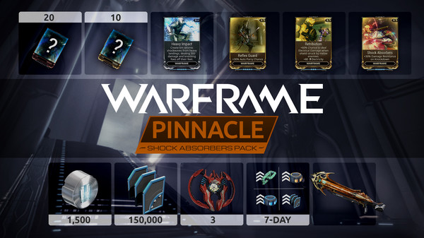 скриншот Warframe: Shock Absorbers Pinnacle Pack 0