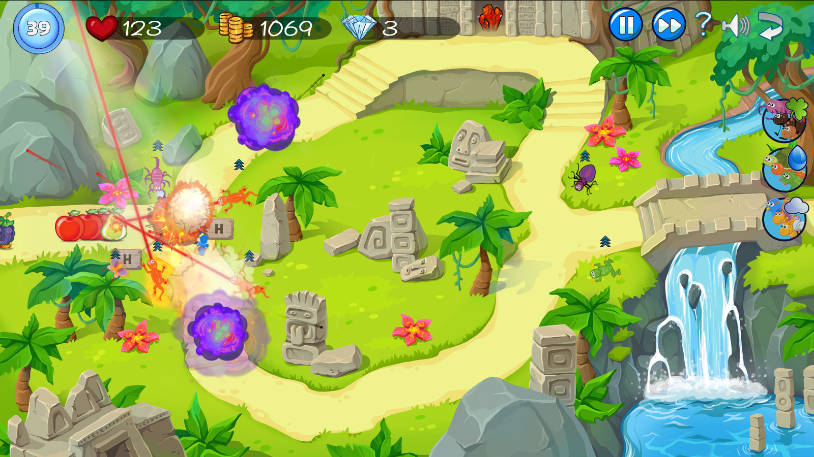 Fruit Tower Defense Demo #3