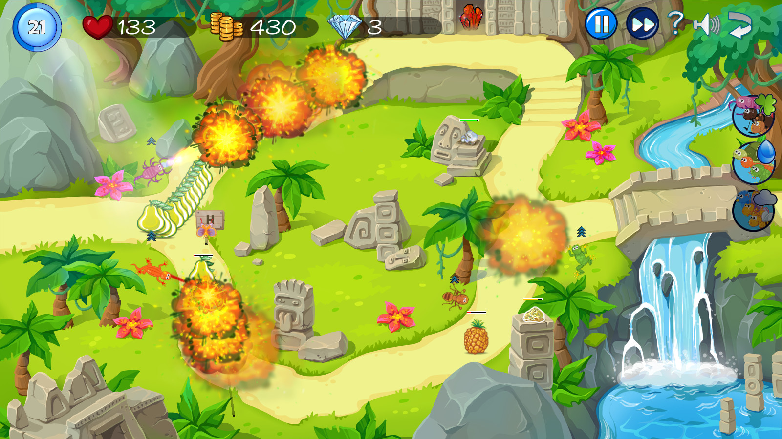 Fruit Tower Defense Demo #4