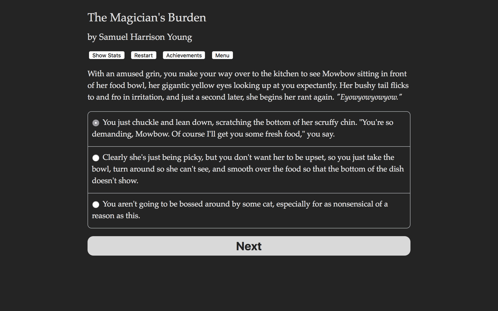 The Magician's Burden Demo #2