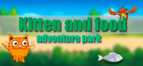 Kitten and food: adventure park Cover Image