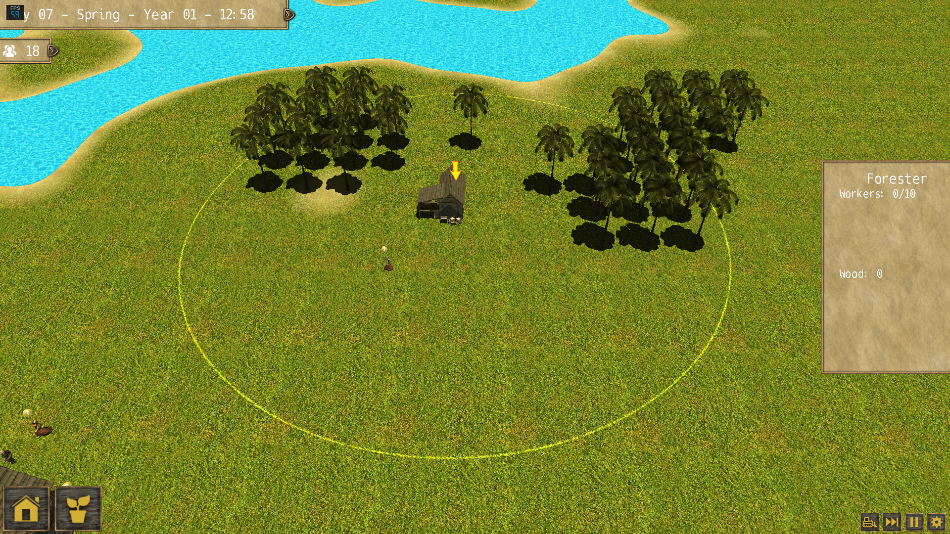 colony survival game how to employ people