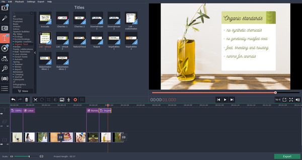 скриншот Movavi Video Editor Plus - Eco Set 3