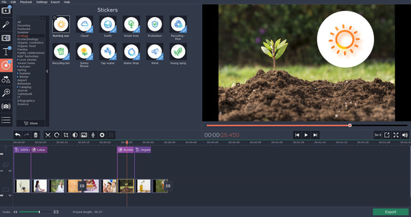 скриншот Movavi Video Editor Plus - Eco Set 2