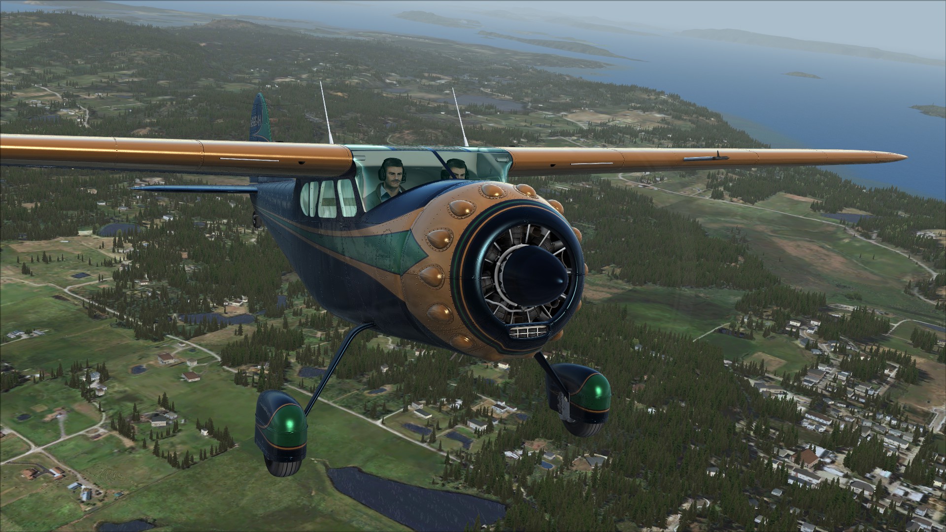 FSX Steam Edition: Cessna® C195 Businessliner Add-On Featured Screenshot #1