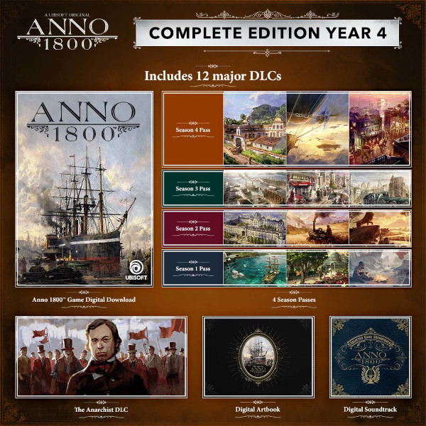 Anno 1800 year 5 gold edition. Anno 1800 Steam. Anno 1800 доки. Anno 1800 complete Edition 4-го года. Anno 1800 year 5 Gold Edition что входит