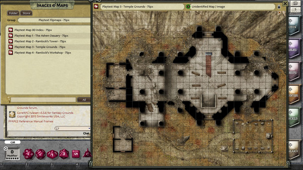 скриншот Fantasy Grounds - Pathfinder Playtest Map Pack (PFRPG) 4