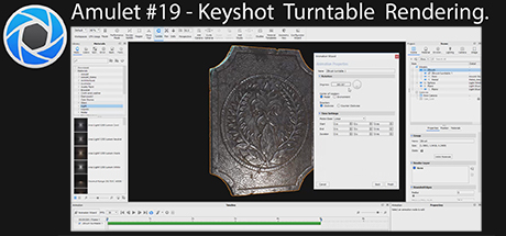 Intro to Prop Sculpting and Texturing: Keyshot Turntable Rendering banner