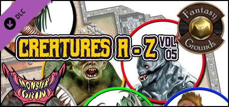 Fantasy Grounds - Creatures A-Z, Volume 5 (Token Pack) banner image