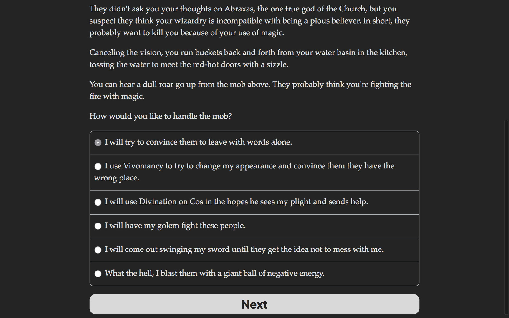 Choice of Magics Demo #2